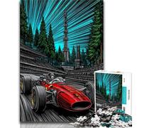 Puzzle da 1000 pezzi per adulti e adolescenti Formula Racing da 1000 pezzi per adolescenti, gioco educativo per famiglie, adatto per la decorazione della scrivania (dimensioni 38x26cm)