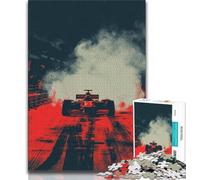Puzzle da 1000 pezzi per adulti e adolescenti Formula Racing Puzzle da 1000 pezzi attività divertente per la casa giocattoli per i giorni di pioggia regali di compleanno 75x50cm