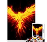 Puzzle da 1000 pezzi per adulti e adolescenti fuoco zodiaco fenice leggenda decorazione per la casa giocattoli opere d'arte regali giochi divertenti migliorare l'amore tra coppie dimensioni 38x26cm