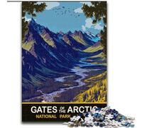 Puzzle da 1000 pezzi per adulti e adolescenti Gates of The Arctic, giocattoli, giochi educativi, ottimi regali e giocattoli antistress 50x75cm