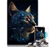 Puzzle da 1000 pezzi per adulti e adolescenti, gatti della galassia, giochi divertenti per la famiglia, attività divertenti a casa, regalo di compleanno, regali da viaggio (75x50cm)