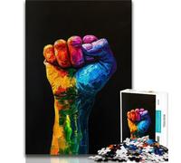 Puzzle da 1000 pezzi per adulti e adolescenti gesto della mano con il pugno 1000 pezzi per adulti gioco stimolante ideale come regalo per tutta la famiglia 38x26cm