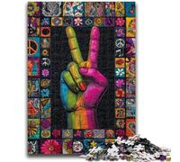 Puzzle da 1000 pezzi per adulti e adolescenti, gesto "Sì", giocattoli educativi ideali come regalo per tutta la famiglia, 26x38cm