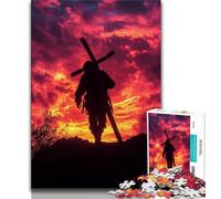 Puzzle da 1000 pezzi per adulti e adolescenti,Gesù che porta la croce,puzzle per adolescenti,giocattoli per l'intrattenimento della famiglia con poster abbinato e foglio di quiz (dimensioni 38x26cm)