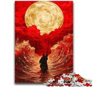 Puzzle da 1000 pezzi per adulti e adolescenti Gesù nell'oceano, puzzle per adolescenti, antistress, per trascorrere il tempo libero e per l'interazione genitore-figlio (50x75cm)