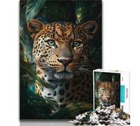 Puzzle da 1000 pezzi per adulti e adolescenti, ghepardo nella giungla, giochi educativi, decorazioni per la casa, decorazioni e regali unici (dimensioni 75x50cm)