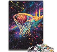 Puzzle da 1000 pezzi per adulti e adolescenti, giocattoli educativi per imparare a giocare a basket, attività divertenti da fare a casa, regalo di compleanno, regali di viaggio, 50x75cm