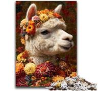 Puzzle da 1000 pezzi per adulti e adolescenti, giocattoli educativi per imparare l'arte degli alpaca, attività divertenti da fare a casa, regalo di compleanno, regali di viaggio, 50x75cm