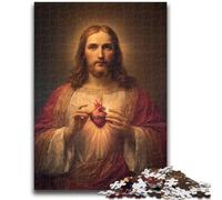 Puzzle da 1000 pezzi per adulti e adolescenti, giocattoli educativi per imparare l'arte di Gesù, attività divertenti da fare a casa, regalo di compleanno, regali di viaggio 38x26cm
