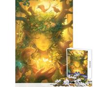Puzzle da 1000 pezzi per adulti e adolescenti giocattoli fai da te spirito della foresta regali di Babbo Natale segreto gioco educativo interazione genitore-figlio dimensioni 50x75cm
