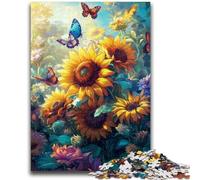 Puzzle da 1000 pezzi per adulti e adolescenti, giocattolo artistico floreale, gioco intellettuale per la decorazione della casa, per età dai 14 anni in su, 50x75cm