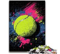 Puzzle da 1000 pezzi per adulti e adolescenti, giocattolo educativo antistress per lo sport del tennis, interazione genitore-figlio per bambini dai 14 anni in su, 50x75cm
