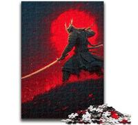 Puzzle da 1000 pezzi per adulti e adolescenti, giocattolo educativo giapponese antistress con ninja al neon, regali di Babbo Natale segreto per 14 anni, 26x38cm