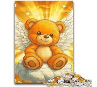 Puzzle da 1000 pezzi per adulti e adolescenti, giocattolo educativo per l'apprendimento a forma di orsacchiotto, ideale come regalo per tutta la famiglia, 26x38cm