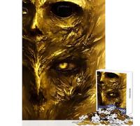 Puzzle da 1000 pezzi per adulti e adolescenti giocattolo "Occhio d'Odio" da parete regali di Babbo Natale segreto giochi divertenti per migliorare l'amore tra coppie dimensioni 38x26cm