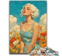 Puzzle da 1000 pezzi per adulti e adolescenti, giochi educativi estivi per ragazze, giocattoli fai da te, ideali come regalo per tutta la famiglia, 50x75cm