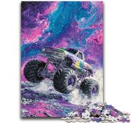 Puzzle da 1000 pezzi per adulti e adolescenti, gioco educativo Monster Truck, sfida, giocattolo, decorazione da parete, regali unici per compleanno e Natale, 26x38cm