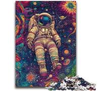 Puzzle da 1000 pezzi per adulti e adolescenti, gioco per famiglie con il sogno dell'astronauta, antistress, sfida difficile, collezione di artisti, belle arti, 26x38cm