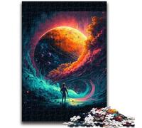 Puzzle da 1000 pezzi per adulti e adolescenti, gioco per famiglie "La fine dell'universo", sfida difficile, antistress, regali di Babbo Natale segreto, 26x38cm