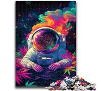 Puzzle da 1000 pezzi per adulti e adolescenti, gioco stimolante con astronauta psichedelico e gioco per famiglie, un'opera d'arte per bambini dai 14 anni in su, 26x38cm