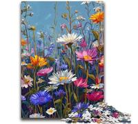 Puzzle da 1000 pezzi per adulti e adolescenti, gioco stimolante estivo con fiori selvatici e gioco in famiglia, un'opera d'arte per bambini dai 14 anni in su, 50x75cm