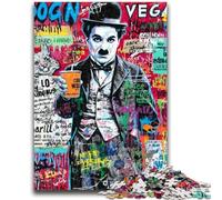 Puzzle da 1000 pezzi per adulti e adolescenti, graffiti, antistress, sfida difficile, migliora l'amore tra coppie, 26x38cm