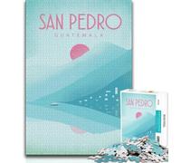 Puzzle da 1000 pezzi per adulti e adolescenti Guatemala, giocattoli decorativi per la casa antistress per trascorrere il tempo libero (75x50cm)