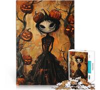Puzzle da 1000 pezzi per adulti e adolescenti “Halloween” Fatto di carta，da 14 anni in su sfida educativa Il miglior regalo per adulti e adolescenti。misurare：38x52cm/14.96x20.47pollice