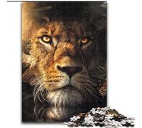 Puzzle da 1000 pezzi per adulti e adolescenti, Il leone nascosto, giocattoli per l'intrattenimento della famiglia, ideali come regali per tutta la famiglia dai 14 anni in su (dimensioni 26x38cm)