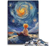 Puzzle da 1000 pezzi per adulti e adolescenti Il piccolo principe del cielo notturno per età 14+ Difficile da completare ma divertente e umoristico Ottimi regali e giocattoli 26X38CM