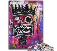 Puzzle da 1000 pezzi per adulti e adolescenti in stile Basquiat per bambini dai 14 anni in su, interessanti regali per ridurre lo stress per amici e familiari, 26x38cm