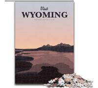 Puzzle da 1000 pezzi per adulti e adolescenti in visita al Wyoming, per un gioco educativo e stimolante che migliora la memoria per i 14 anni, 50x75cm