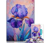 Puzzle da 1000 pezzi per adulti e adolescenti, iris colorati, sfida difficile antistress, ogni pezzo è unico, gioco divertente e stimolante per tutta la famiglia, 75x50cm