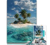 Puzzle da 1000 pezzi per adulti e adolescenti, isola resort, 1000 pezzi per adolescenti, antistress, sfida difficile, decorazione per la casa, giocattoli, 50x75cm