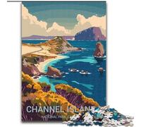 Puzzle da 1000 pezzi per adulti e adolescenti Isole del Canale, giocattoli, giochi educativi, antistress, fantastici regali e giocattoli 26x38cm