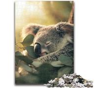Puzzle da 1000 pezzi per adulti e adolescenti Koala addormentato per età 14 anni e oltre Giochi per famiglie Gioco di Natale Regali per donne 50x75cm