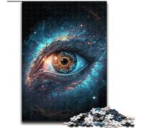 Puzzle da 1000 pezzi per adulti e adolescenti L'arte dell'occhio, aiuta il cervello a esercitare Giocattoli avvincenti per coltivare la pazienza Decorazione perfetta dimensioni 26x38cm