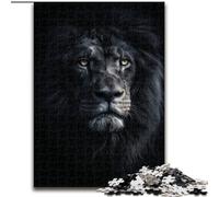 Puzzle da 1000 pezzi per adulti e adolescenti, leone che pecca nell'oscurità, aiuta il cervello a esercitare i giocattoli avvincenti per coltivare la pazienza, decorazione da parete, 50x75cm