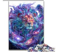 Puzzle da 1000 pezzi per adulti e adolescenti, leone magico e fantasy, per giochi educativi e giocattoli che migliorano la memoria per bambini dai 14 anni (dimensioni 50x75cm)