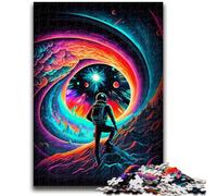 Puzzle da 1000 pezzi per adulti e adolescenti L'occhio dello spazio Antistress Sfida difficile Migliora l'amore tra coppie 38x26cm