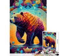Puzzle da 1000 pezzi per adulti e adolescenti "L'orso lento e potente" giocattoli per la casa opere d'arte regali giochi divertenti migliorare l'amore tra coppie dimensioni 38x26cm