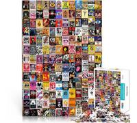 Puzzle da 1000 pezzi per adulti e adolescenti Manifesto d'arte retrò ，Adatto a persone dai 14 anni in su Allena il tuo cervello e le tue mani Il miglior regalo per adulti e adolescenti。
