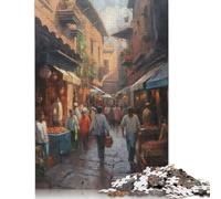 Puzzle da 1000 pezzi per adulti e adolescenti, Marrakech, Marocco, Souk, regalo di Halloween per adolescenti, uomo e donna, 1000 pezzi (75x50 cm)
