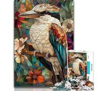 Puzzle da 1000 pezzi per adulti e adolescenti, Martin pescatore, sfida difficile antistress, ogni pezzo è unico, gioco divertente e stimolante per tutta la famiglia, 38x26cm