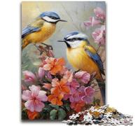 Puzzle da 1000 pezzi per adulti e adolescenti, mondo di fiori e uccelli, puzzle da 1000 pezzi, giochi educativi per la famiglia, regalo per la decorazione della casa (26x38cm)