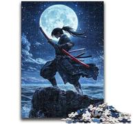 Puzzle da 1000 pezzi per adulti e adolescenti Moon Ninja Family Game Antistress Sfida difficile Regali di Babbo Natale segreto 50x75cm