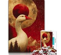 Puzzle da 1000 pezzi per adulti e adolescenti, motivo: anatra fantasy, giochi educativi, decorazione per la casa, gioco educativo per compleanno, Natale (75x50cm)