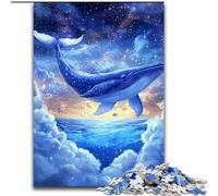 Puzzle da 1000 pezzi per adulti e adolescenti, motivo: Balena dei sogni, per bambini dai 14 anni in su, ideale come regalo per tutta la famiglia e gli amici (dimensioni 50x75cm)