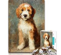 Puzzle da 1000 pezzi per adulti e adolescenti motivo: cane alla moda 1000 pezzi per adolescenti per giochi di ruolo impegnativi e giochi in famiglia 75x50cm