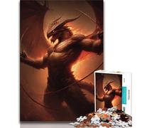 Puzzle da 1000 pezzi per adulti e adolescenti, motivo: Demone, puzzle da 1000 pezzi, regalo di compleanno, regali, decorazione da parete per bambini dai 14 anni in su (dimensioni 38x26cm)